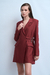 Vestido blazer Sastrero con doble hebilla. - comprar online