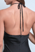 VESTIDO LARGO SATEN ACCESORIO HALTER en internet