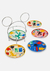 Set x6 platos con soporte Disney Parks Importado