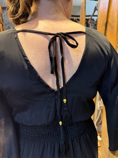 Vestido Seda Preto - comprar online