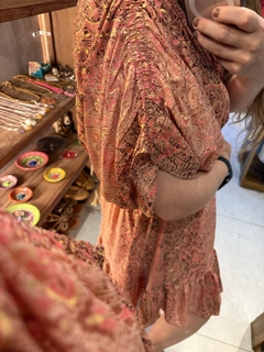 Vestido Curto Seda Vitória II - Loja OM