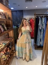 Vestido Longo Boho Chic 04 azul