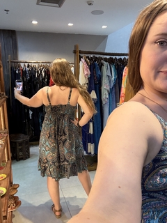 Vestido Curto Seda Alça - comprar online