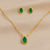 Conjunto - Verde Esmeralda
