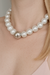 Choker - Pérolas com ródio branco - comprar online