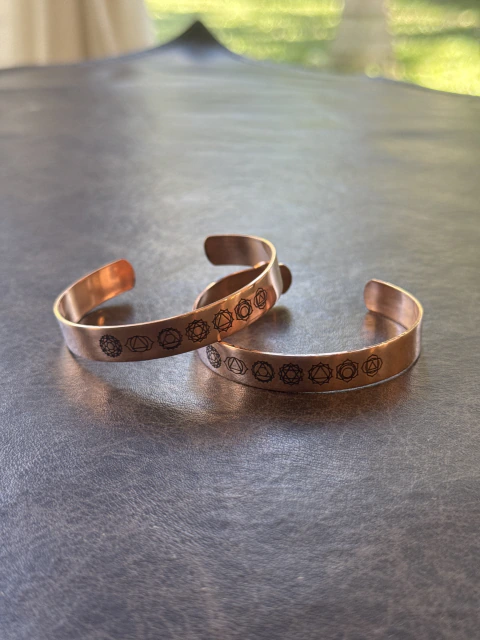 Pulsera Cobre Puro Chakras