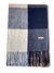 BUFANDA CUADROS CON AZUL - comprar en línea