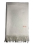 BUFANDA PREMIUM LISA CON FLECOS BLANCO INVIERNO - comprar en línea