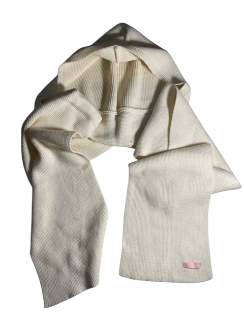 BUFANDA CON GORRO BLANCO INVIERNO - comprar en línea
