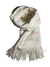 BUFANDA PREMIUM LISA CON FLECOS BLANCO INVIERNO en internet