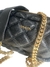 CARTERA BANDOLERA NEGRO CON CADENA DORADA - UA-KIPA