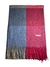 BUFANDA CUADROS CON AZUL - comprar en línea