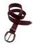 CINTURON WINDSOR WINE COLOR EN TENDENCIA CON HEBILLA PLATEADA - comprar en línea