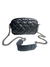 CARTERA BANDOLERA NEGRO CON CADENA PLATEADA - comprar en línea