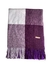 BUFANDA CUADROS CON VIOLETA - comprar en línea