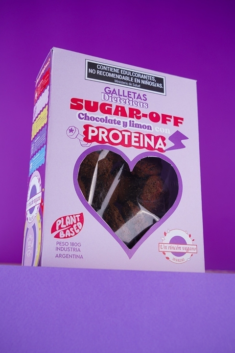 Galletitas sugar off proteicas - Un rincon vegano - comprar online