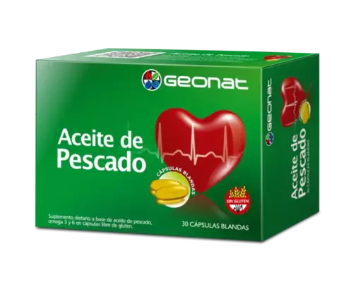 Aceite de pescado 30c - Geonat - comprar online