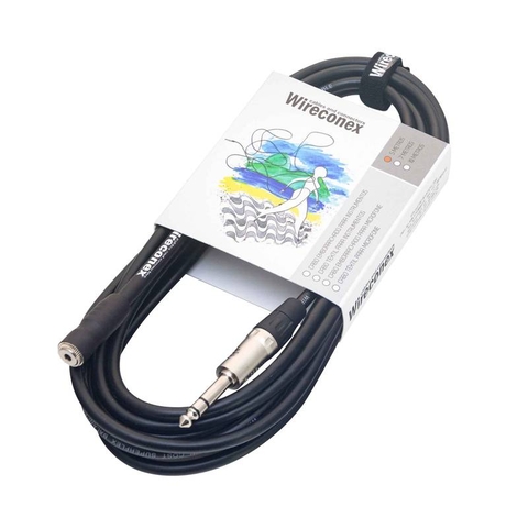 Cabo Extensão Fone De Ouvido P10 1/4 Trs X P2 3,5 Wireconex