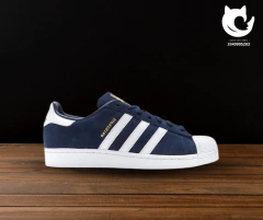 Adidas Superstar - Gamuza Azul