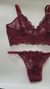 Conjunto Emma bordó