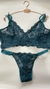 Conjunto Emma verde petróleo