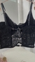 Bustier encaje negro - comprar online