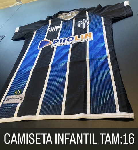 Camiseta Infantil Listrada Isaac Xavier