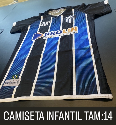 Camiseta Infantil Listrada Isaac Xavier