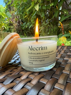 Vela Aromática 100g - Alecrim na internet