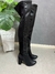 Bota Feminina Mississipi Preto Salto Alto Cano Longo - comprar online