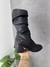 Bota Cano Longo Mississipi salto Médio Preto