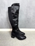 Bota Cano Longo Preta Mississipi C/ Detalhe