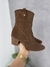 Bota Feminina Mississipi cano longo chocolate aveludado - comprar online