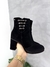 Bota Feminina Mississipi preto aveludada - comprar online