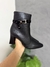 Bota Feminina Mississipi Cano Curto Preto C/ Detalhe