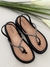 Sandália Rasteira Feminina Flatform Mississipi Cor Preta Mi713 na internet