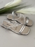 Sandália Dakota Rasteirinha com Brilho Metal Prata Y7352 - comprar online