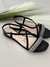 Sandália Dakota Rasteira Feminina Com Brilhos Y7714-Preto - comprar online