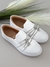 Tênis Santinelli Feminino Slip On Stress Ref. 1490-095, Branco Frizado na internet