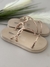 Sandália Feminina Papete Dakota Flatform Tiras Rose Y6247
