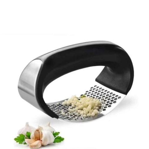 Espremedor Amassador Triturador Prensa de Alho Inox Manual Cozinha