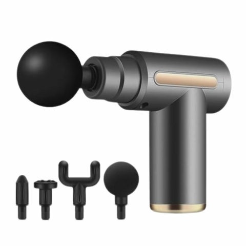 Mini Massageador Elétrico Muscular Recarregável e Portátil