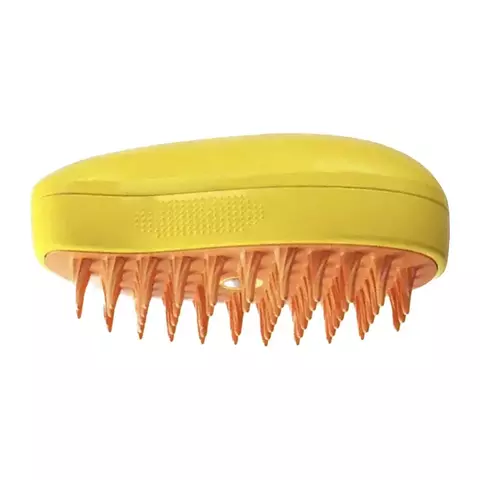Escova Elétrica de Gato de Vapor Massagem Relaxante e Pelagem Sedosa