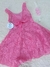 VESTIDO ENCAJE FUCCIA + VINCHA en internet