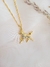 Colar com pingente de cavalo - Banhado a ouro