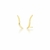 Brinco EAR CUFF - Banhado a ouro