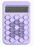 Calculadora de Escritorio Botones Hexagonales Violeta