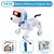 ZWN-RC Robot Electronic Stunt Dog Toys, Comando de Voz, Programável, Touch-Sense com Música, Canção, Presentes Infantis na internet