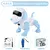 ZWN-RC Robot Electronic Stunt Dog Toys, Comando de Voz, Programável, Touch-Sense com Música, Canção, Presentes Infantis - comprar online