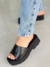 Tamanco Flatform Tratorado Croco - loja online